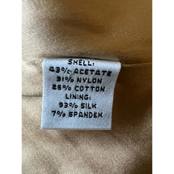 Women's St. John Collection Tan/Gold Jacket, Size 10, Beige - Picture 5 of 6